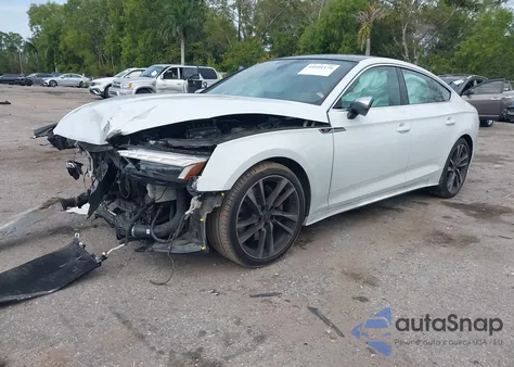 2024 Audi S5 Sportback Premium Plus Tfsi Quattro Tiptronic из США, поврежденный, VIN WAUC4CF58RA105296